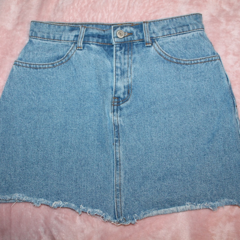 Brandy Melville Lightwash Denim Skirt